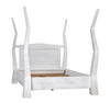 Patras Queen Bed in White Wash Mahogany