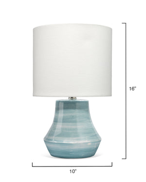 Cottage Ceramic Table Lamp, Blue