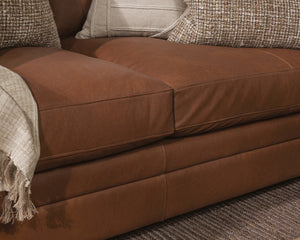 Audrey Sofa in Lush-Saddle - California Comfort