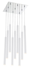 Forest 9 Light Island/Billiard in Chrome Finish