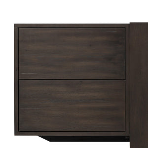 Fisher Media Console in Smoked Black Veneer'