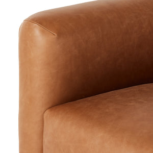 Wellborn Swivel Chair In Palermo Cognac