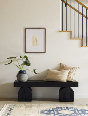Keane Bench In Black Elm