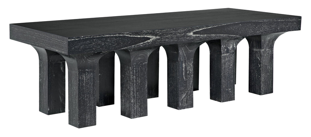 Santos Coffee Table, Cinder Black