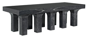 Santos Coffee Table, Cinder Black