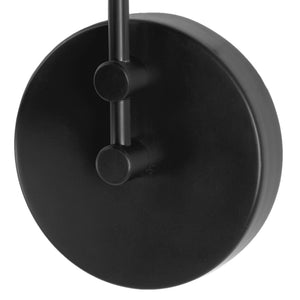 Cobalt 6L x 32W Black Metal Cone Shaped Swivel Wall Sconce