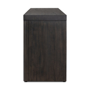 Laredo Media Console In Smoked Black Veneer