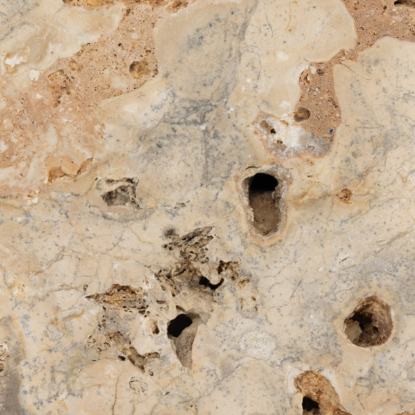 Faydon End Table In Romano Fosse Travertine