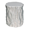 Damono Stool/Side Table, White Fiber Cement