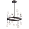 Melrose AC6623 Chandelier in Bronze