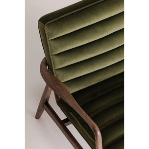 Anderson Armchair in Dark Ivy Velvet