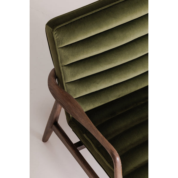 Anderson Armchair in Dark Ivy Velvet