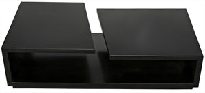Shift Industrial Steel Coffee Table in Matte Black
