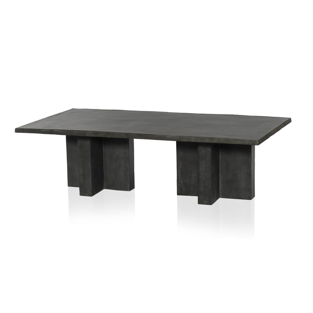 Terrell Outdoor Coffee Table - Aged Grey