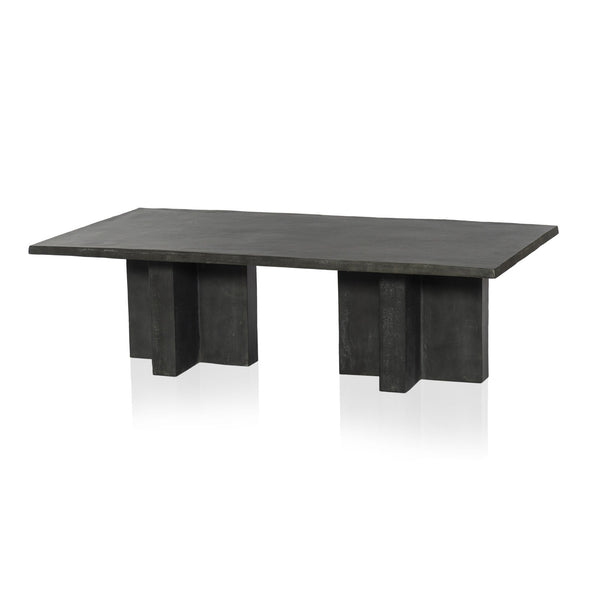 Terrell Outdoor Coffee Table - Aged Grey