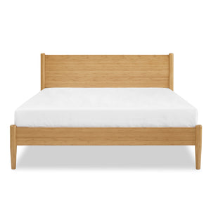 Ria Eastern King Platform Bed, Caramelized