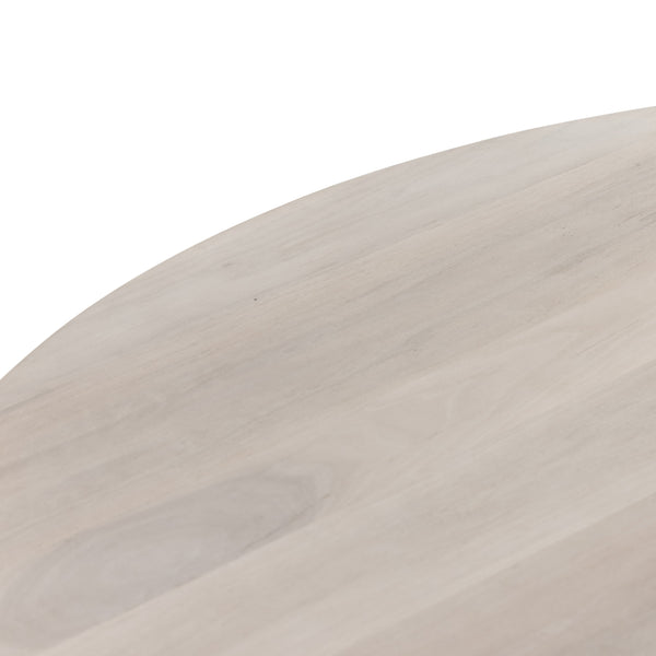 Hudson Round Dining Table In Ashen Walnut