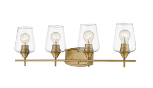 Joliet 4 Light Vanity in Olde Brass Finish