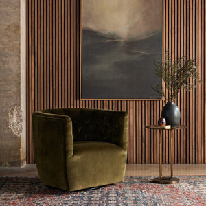 Hanover Swivel Chair - Surrey Olive