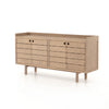 Lula Outdoor Sideboard In Washed Brown