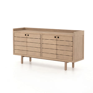 Lula Outdoor Sideboard In Washed Brown
