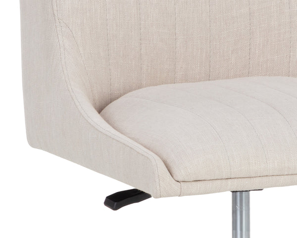 HALDEN OFFICE CHAIR - BEIGE LINEN