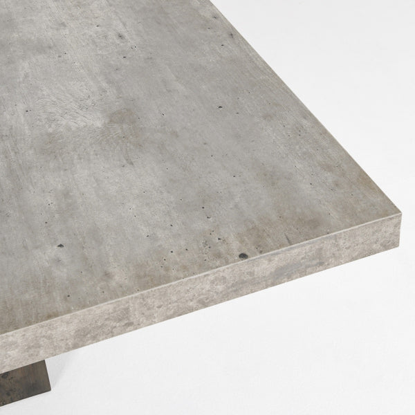 Simone Solid Wood Dining Table with Concrete Top