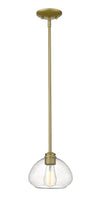 Amon 1 Light Mini Pendant in Satin Gold Finish