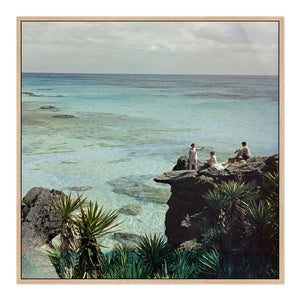 A Nice Spot For Lunch (24" X 24") In Slim Aarons's Showcase In Photography Art