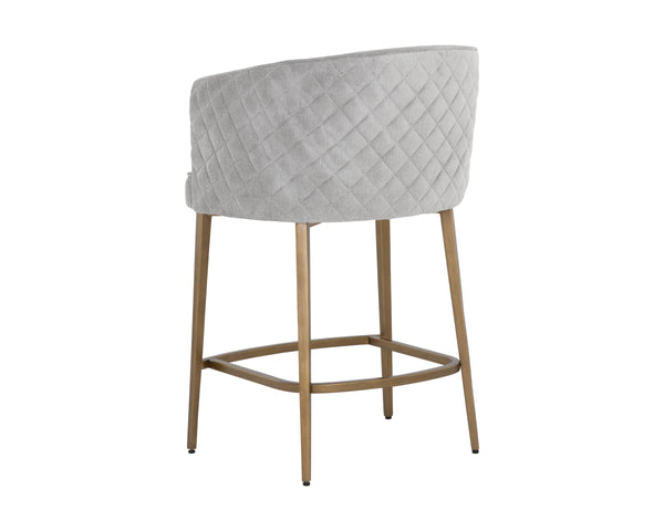CORNELLA COUNTER STOOL - POLO CLUB STONE