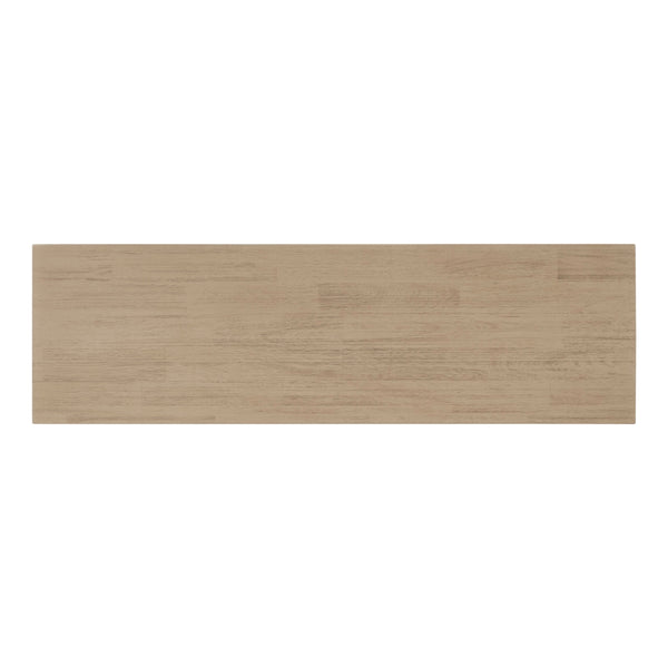 Tiburon KD Console Table with Shelf, Drifted Sand
