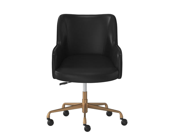 FRANKLIN OFFICE CHAIR - VINTAGE BLACK