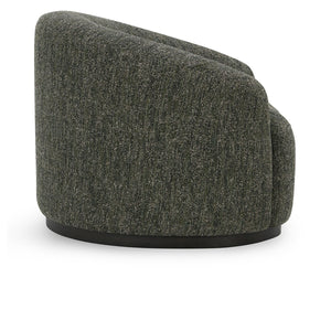 Beverly Upholstered Swivel Chair - Antique Green