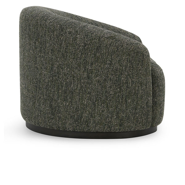 Beverly Upholstered Swivel Chair - Antique Green