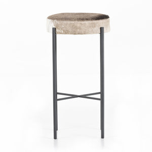 Nocona Stool In Speckled Hide In Bar