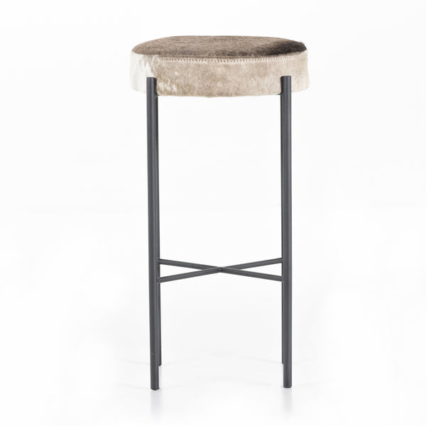 Nocona Stool In Speckled Hide In Bar