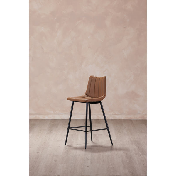 Moe's Alibi Set of 2 Tan Counter Stools