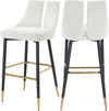 Colin Stool In Cream Velvet