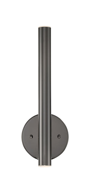 Forest 2 Light Wall Sconce in Pearl Black Finish