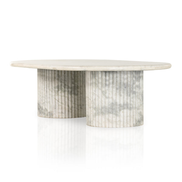 Oranda Coffee Table in Polished White