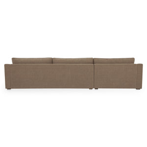 Moe's Farrow Taupe Chenille Left Sectional