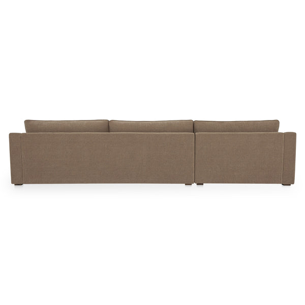 Moe's Farrow Taupe Chenille Left Sectional