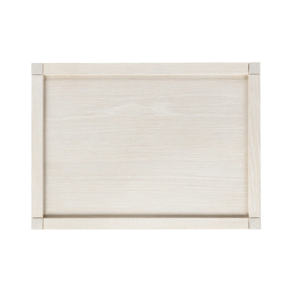 Devin Solid Wood Nesting Tables in Milk White
