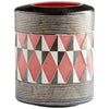 Small Mesa Vase in Black and White