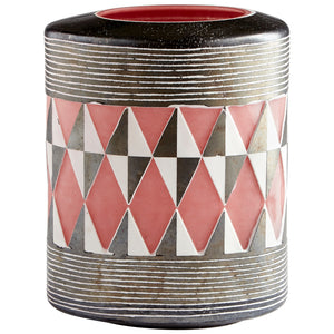 Small Mesa Vase in Black and White