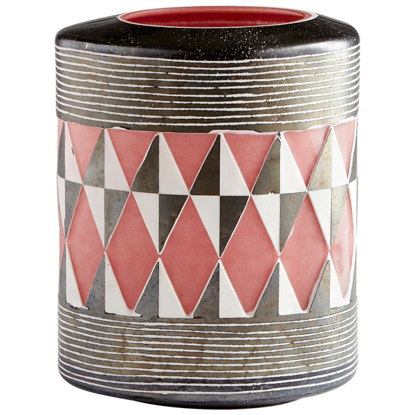 Small Mesa Vase in Black and White
