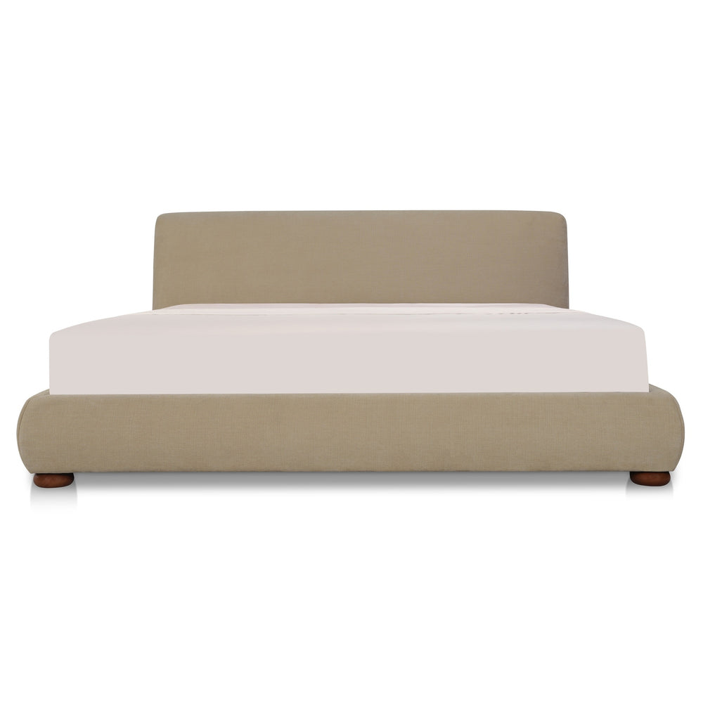 Moe's Beau Queen Storage Bed in Warm Beige