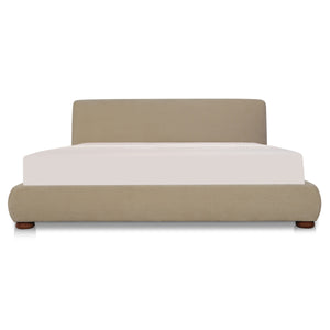 Moe's Beau Queen Storage Bed in Warm Beige