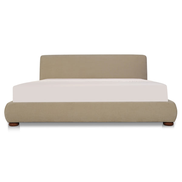 Moe's Beau Queen Storage Bed in Warm Beige