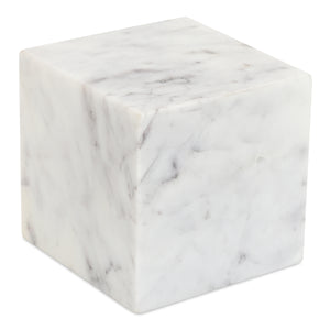 Moe's Cora Banswara Marble Cube Accent